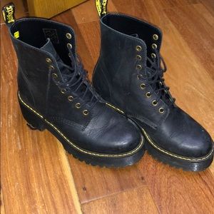 Dr. Martens Shriver Hi 8-Eye Boot Black